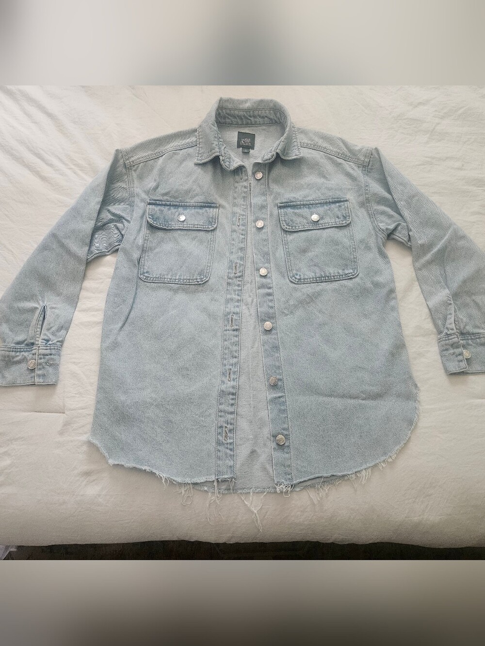 Wild Fable Light Wash Denim Button-Up Jacket